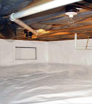 A complete crawl space repair system in Pocatello