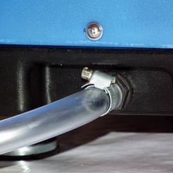 A self-draining crawl space dehumidifier connected to a sump pump system in Bountiful