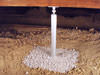 Logan installation of a crawl space jack