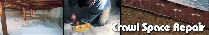 Crawl Space Repair in UT, ID, and WY, including Provo, Idaho Falls & Salt Lake City.