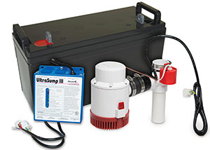 a battery backup sump pump system in Bountiful