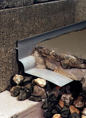 below foundation slab drain system for installing a French drain in Rock Springs
