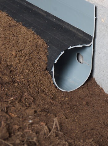 crawl space drain system installed in Rock Springs