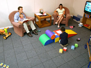 Waterproof basement flooring installed in a family room in Sandy, Utah, Idaho, and Wyoming