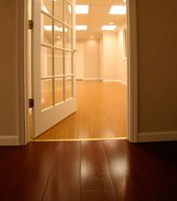 Basement Wood Flooring installed in Sandy, Utah, Idaho, and Wyoming