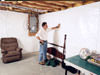 A basement wall covering for creating a vapor barrier on basement walls in Idaho Falls, Ogden, Salt Lake City